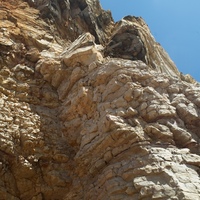 Rocks formation at the Praia de Beliche